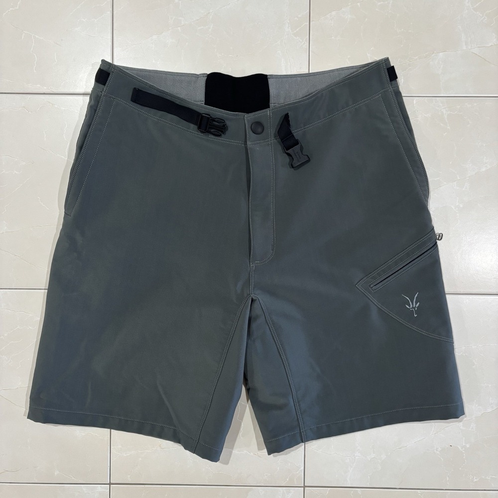 Ibex Climawool Cirrus Shorts Men's Large Grey Hiking Climbing Outdoors Y2K Gorp